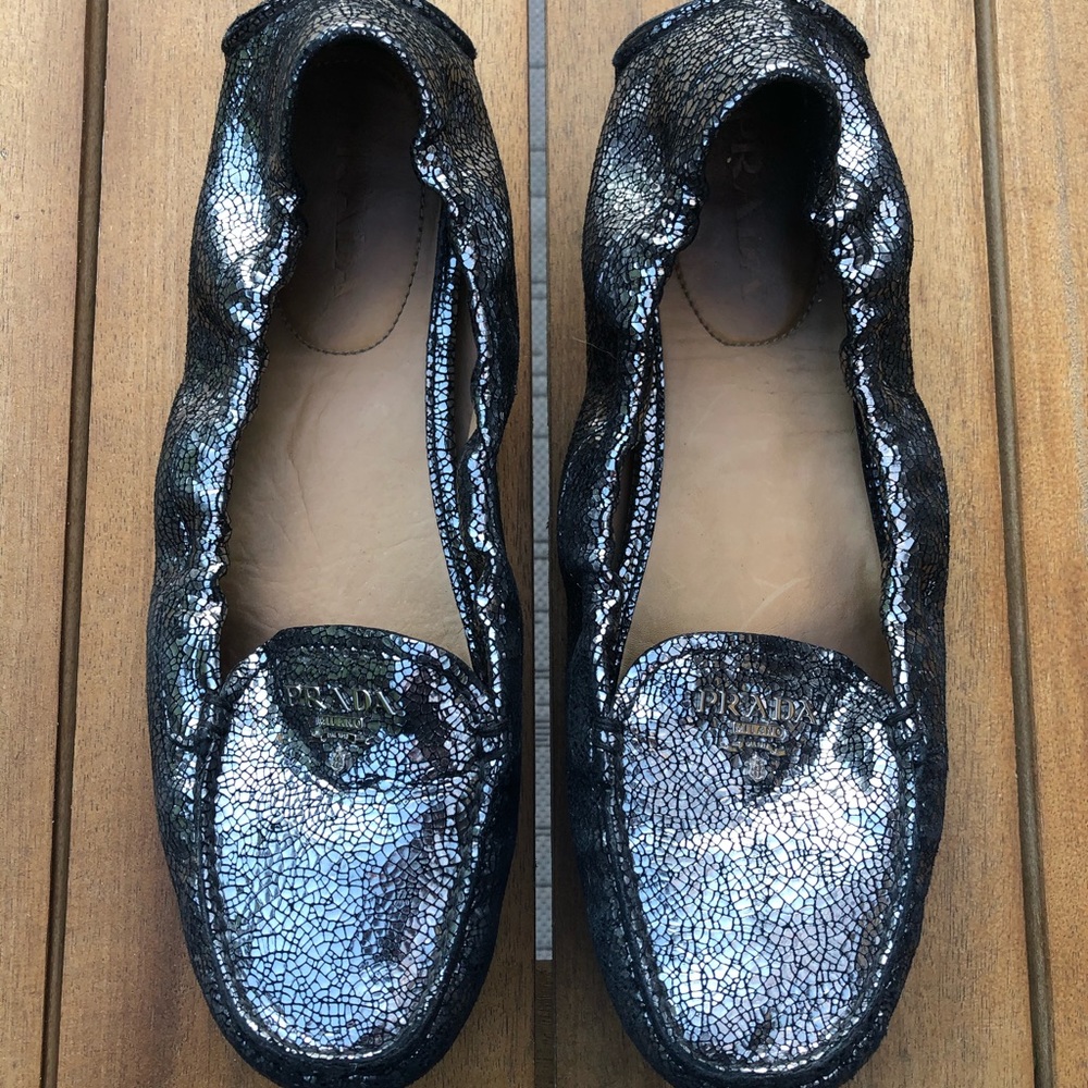 Prada Scrunch Loafers